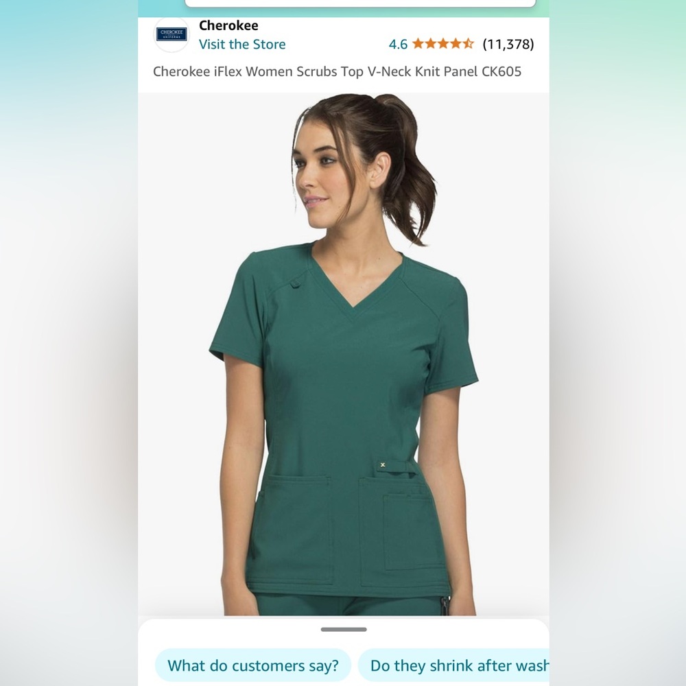 Cherokee Iflex hunter green